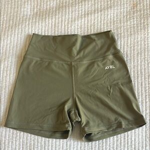 AYBL Green Athletic Shorts High-Waisted